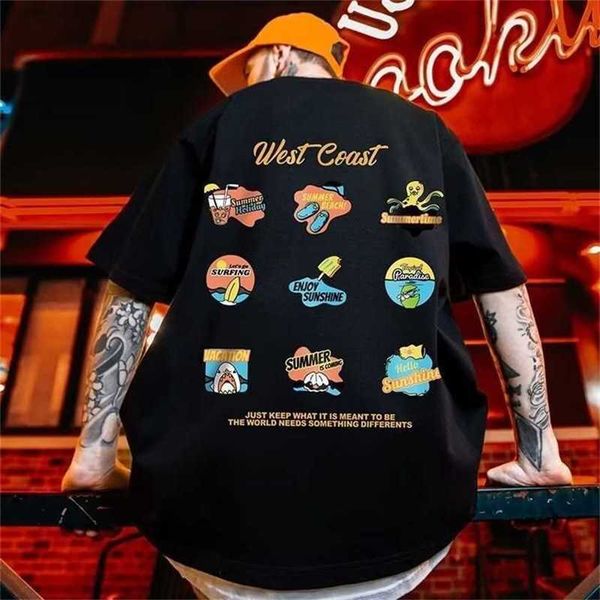 20% off street oversize short t-shirt fashion fat plus half sleeve large men's wear, White;black
20% off street oversize short t-shirt fashion fat plus half sleeve large men's wear, White;black