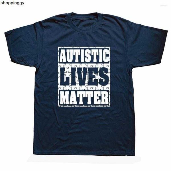 t-shirts t shirts funny autistic lives matter shirt autism awareness graphic streetwear sleeve clothing, White;black
t-shirts t shirts funny autistic lives matter shirt autism awareness graphic streetwear sleeve clothing, White;black