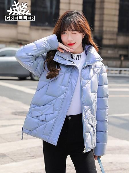 leather greller 2022 winter jacket women short womens parkas thicken outerwear solid coats shiny female slim cotton padded basic, Black
leather greller 2022 winter jacket women short womens parkas thicken outerwear solid coats shiny female slim cotton padded basic, Black