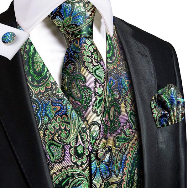 blazers hitie green paisley novelty silk men slim waistcoat necktie set for suit dress wedding 4pcs vest necktie hanky cufflink set, White;black
blazers hitie green paisley novelty silk men slim waistcoat necktie set for suit dress wedding 4pcs vest necktie hanky cufflink set, White;black