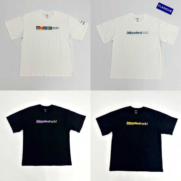 men's t-shirts ocean blonded frank radio tee short sleeved t-shirt with foam three-dimensional printing on pure cotton, White;black
men's t-shirts ocean blonded frank radio tee short sleeved t-shirt with foam three-dimensional printing on pure cotton, White;black