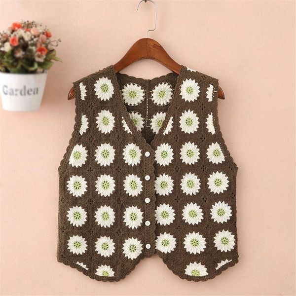 vests boho ethnic vintage crochet vest women sleeveless waistcoat floral embrodiery knit sweater vest knitwear chalecos mujer, Black;white
vests boho ethnic vintage crochet vest women sleeveless waistcoat floral embrodiery knit sweater vest knitwear chalecos mujer, Black;white