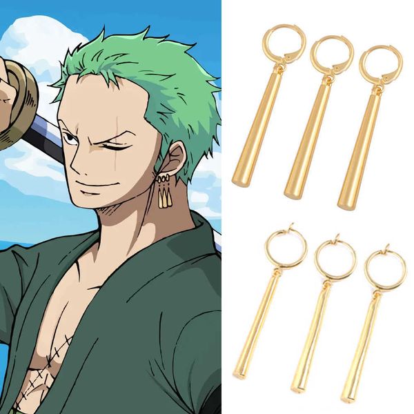 charm anime one piece roronoa zoro cosplay earrings sauron ear clips golden pendant hook earrings for women men jewelry 3pcs/set w0422
charm anime one piece roronoa zoro cosplay earrings sauron ear clips golden pendant hook earrings for women men jewelry 3pcs/set w0422