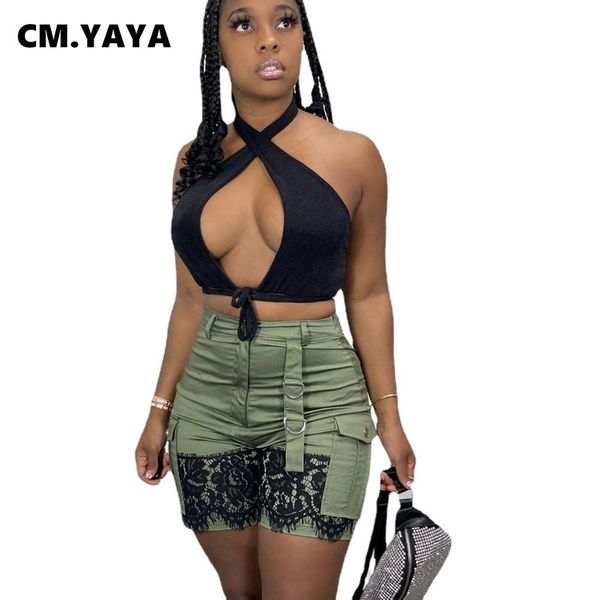tanks cm.yaya women tanks solid sleeveless halter bandage hollow out stretchy crop tanks fashion high streetwear summer 2021, Black;white
tanks cm.yaya women tanks solid sleeveless halter bandage hollow out stretchy crop tanks fashion high streetwear summer 2021, Black;white