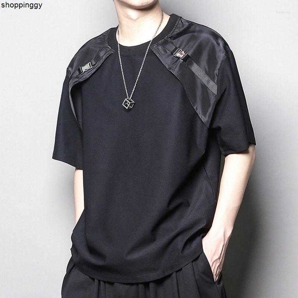 t-shirts t shirts summer dark series individual niche splicing functional loose sleeve trendy masculine casual, White;black
t-shirts t shirts summer dark series individual niche splicing functional loose sleeve trendy masculine casual, White;black