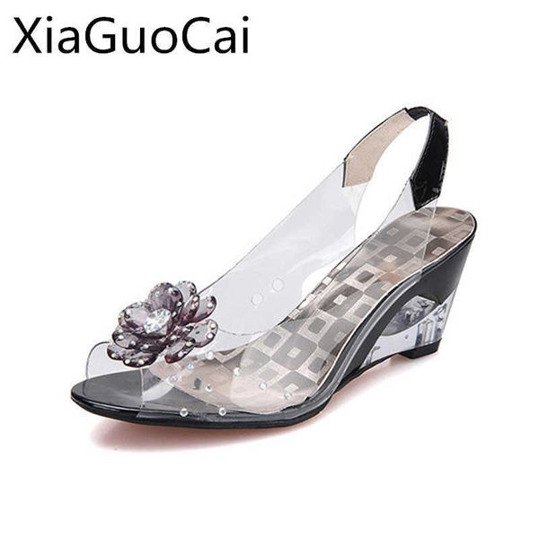 sandals woman sandals summer ladies jelly pumps wedge flower decoration elegant sandals for female women high heels shoes j230422, Black
sandals woman sandals summer ladies jelly pumps wedge flower decoration elegant sandals for female women high heels shoes j230422, Black