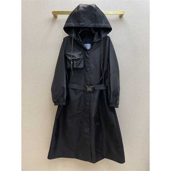 20% off family spring and autumn new classic nylon large pocket hooded long personalized versatile windbreaker coat, Black
20% off family spring and autumn new classic nylon large pocket hooded long personalized versatile windbreaker coat, Black