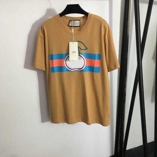 23ss tee womens t-shirt womens designer clothing round neck pure cotton cherry monogram striped print short sleeve t-shirt womens clothes a1, White
23ss tee womens t-shirt womens designer clothing round neck pure cotton cherry monogram striped print short sleeve t-shirt womens clothes a1, White