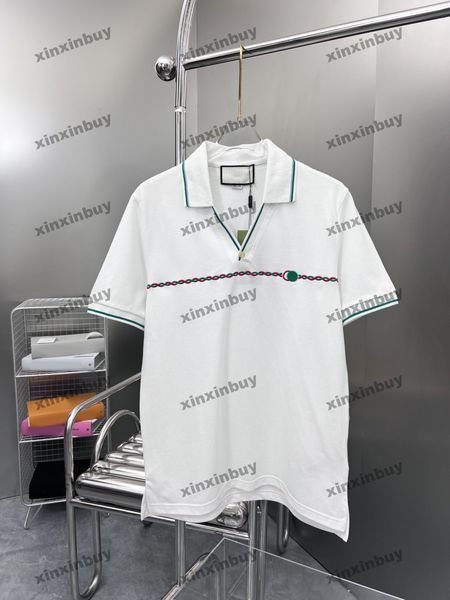 xinxinbuy men designer tee t shirt 23ss letter embroidery webbing ribbon short sleeve cotton women black white blue s-xl, Black;brown
xinxinbuy men designer tee t shirt 23ss letter embroidery webbing ribbon short sleeve cotton women black white blue s-xl, Black;brown