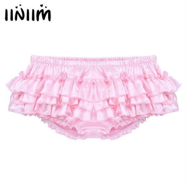 iiniim mens lingerie gay panties shiny satin ruffled bloomer tiered skirted panties briefs for bikini male sissy underwear 20257c, Black;white
iiniim mens lingerie gay panties shiny satin ruffled bloomer tiered skirted panties briefs for bikini male sissy underwear 20257c, Black;white