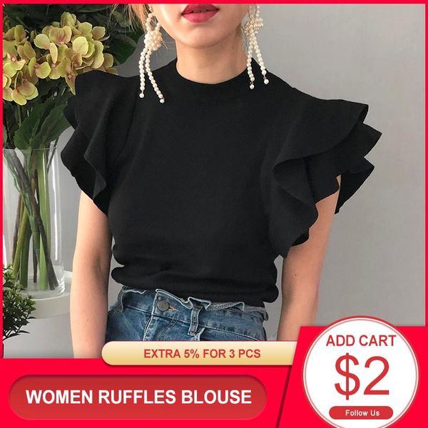 t-shirt 2022 korean summer ruffles short sleeve women tshirt knitted female chic solid loose tshirt elegant pullover tees young, White
t-shirt 2022 korean summer ruffles short sleeve women tshirt knitted female chic solid loose tshirt elegant pullover tees young, White