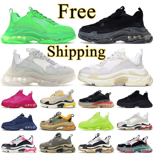 triple s men women running shoes platform sneakers clear sole black white blue pink neon green fluo yellow mens outdoor sneaker trainers
triple s men women running shoes platform sneakers clear sole black white blue pink neon green fluo yellow mens outdoor sneaker trainers