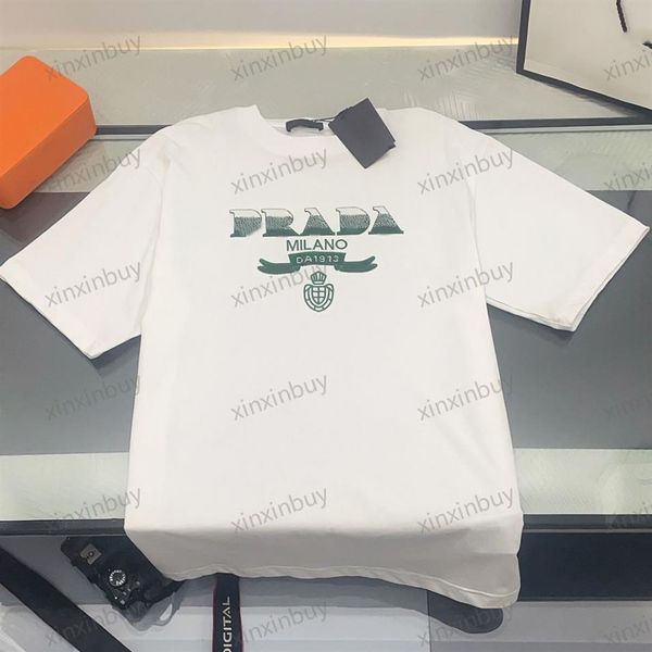 xinxinbuy men designer tee t shirt 23ss sequin letter embroidery print short sleeve cotton women black white blue 301930 m-2xl216r, Black;brown
xinxinbuy men designer tee t shirt 23ss sequin letter embroidery print short sleeve cotton women black white blue 301930 m-2xl216r, Black;brown