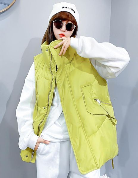 vests oversize loose vest women winter candy colors sleeveless jacket coat korean fashion woman outerwear waistcoat plus size gilet, Black;white
vests oversize loose vest women winter candy colors sleeveless jacket coat korean fashion woman outerwear waistcoat plus size gilet, Black;white