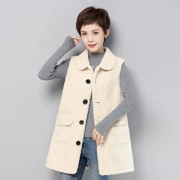 vests new lambswool waistcoat vest women autumn winter warm suede coat vest long sleeveless vest jacket female singlebreasted vest, Black;white
vests new lambswool waistcoat vest women autumn winter warm suede coat vest long sleeveless vest jacket female singlebreasted vest, Black;white