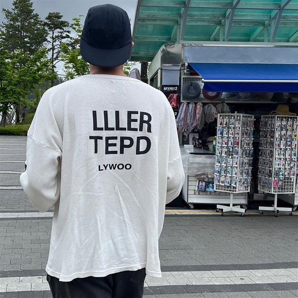 22fw spring summer usa waffle letter t shirt tee simple design long sleeve logo women mens fashion tshirts3257, Black;brown
22fw spring summer usa waffle letter t shirt tee simple design long sleeve logo women mens fashion tshirts3257, Black;brown