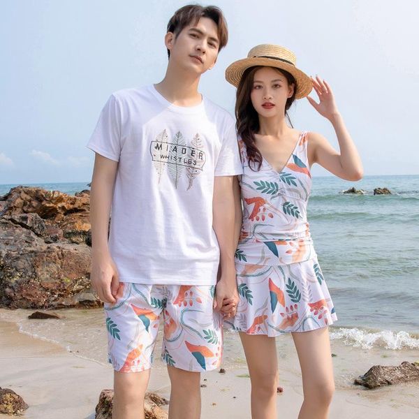 tracksuits couples seaside honeymoon vacation suit swimsuit women's onepiece skirt men's beach shorts spring swimwear, Gray
tracksuits couples seaside honeymoon vacation suit swimsuit women's onepiece skirt men's beach shorts spring swimwear, Gray