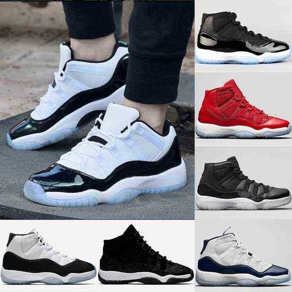 with box 11 mens 11s shoes prom night concord 45 red bred metallic gold gamma blue space jam sports sneakers eur 36-47, Black
with box 11 mens 11s shoes prom night concord 45 red bred metallic gold gamma blue space jam sports sneakers eur 36-47, Black