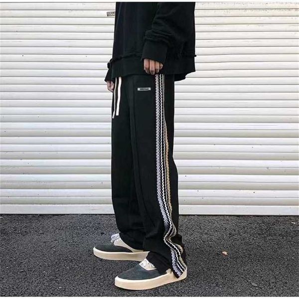 24% off fog double thread essentials geometric ribbon drawcord street fashion ins straight leg guard pants, White;black
24% off fog double thread essentials geometric ribbon drawcord street fashion ins straight leg guard pants, White;black