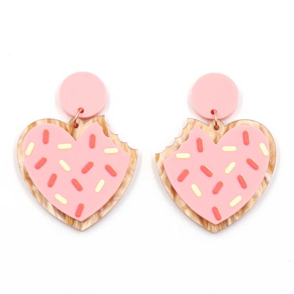 charm 1pair new arrival cn drop heart cookies cute acrylic earrings jewelry for women w0422, Golden
charm 1pair new arrival cn drop heart cookies cute acrylic earrings jewelry for women w0422, Golden