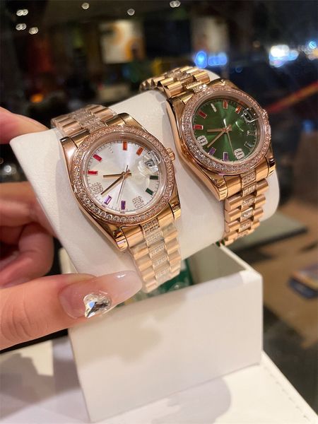 2023 luxury women's watch 31mm sanzhu diamond ring surface precision durable quartz watch, Slivery;brown
2023 luxury women's watch 31mm sanzhu diamond ring surface precision durable quartz watch, Slivery;brown