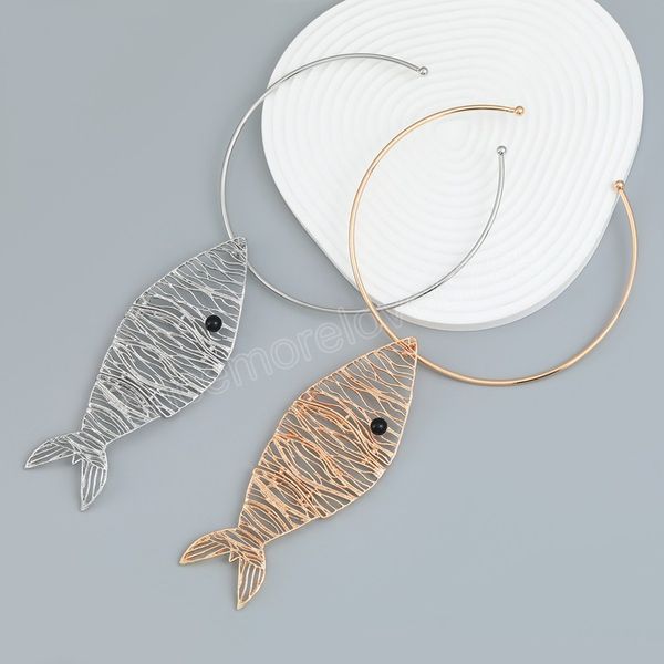 vintage fish-shaped pendant necklaces for women party chokers holiday jewelry fashion accessories, Silver
vintage fish-shaped pendant necklaces for women party chokers holiday jewelry fashion accessories, Silver