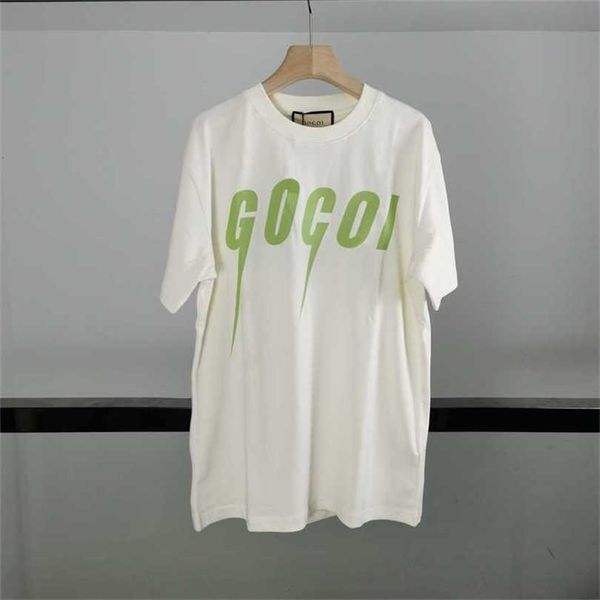 22% off self-designed gujia summer green lightning blade print couple short sleeve t-shirt men's loose fit, White;black
22% off self-designed gujia summer green lightning blade print couple short sleeve t-shirt men's loose fit, White;black