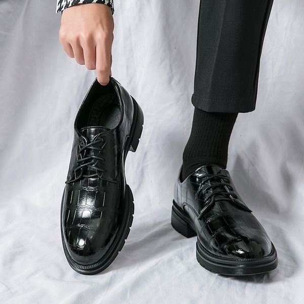 dress shoes 2023 luxury fashion wedding business shoes men's oxford dress office heightening formal 38 230422, Black
dress shoes 2023 luxury fashion wedding business shoes men's oxford dress office heightening formal 38 230422, Black