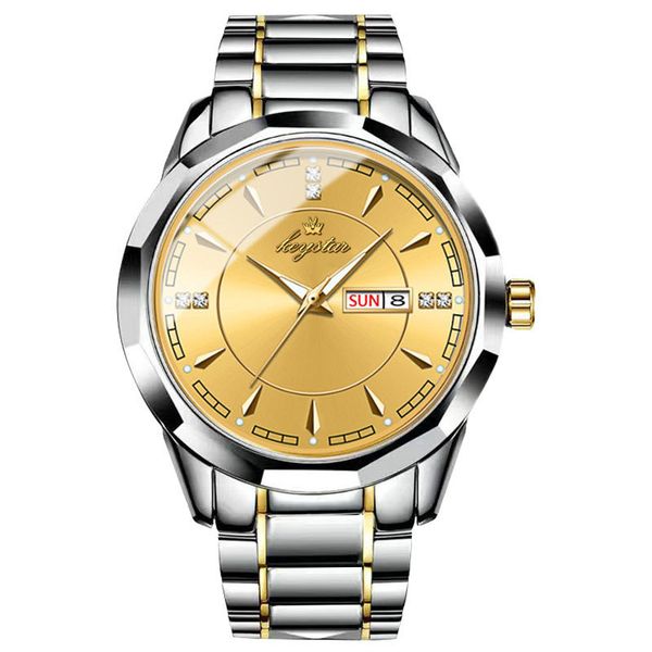 men watch mechanical automatic watches stainless steel watches fashion style gold color wristwatch luxury watch, Slivery;brown
men watch mechanical automatic watches stainless steel watches fashion style gold color wristwatch luxury watch, Slivery;brown