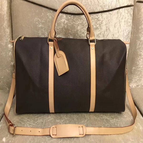 new men duffle bag women travel bags hand luggage man pu leather handbags large crossbody bags totes 54cm189t