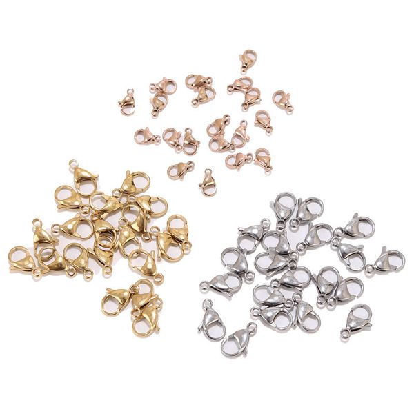 chains 120pcs 18k gold plated stainless steel lobster claw clasp jewelry findings 230422, Silver
chains 120pcs 18k gold plated stainless steel lobster claw clasp jewelry findings 230422, Silver
