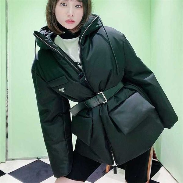 22% off family's autumn/winter new classic triangle iron mark filled full hooded warm cotton coat (with waist), Black
22% off family's autumn/winter new classic triangle iron mark filled full hooded warm cotton coat (with waist), Black