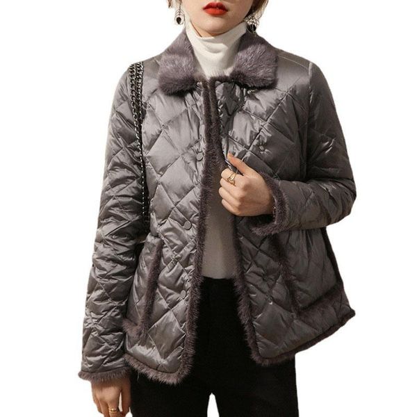 leather female fashion down cotton warm jacket women winter fur stitching cotton clothing 2022 ladies elegant new thick coat ok1047, Black
leather female fashion down cotton warm jacket women winter fur stitching cotton clothing 2022 ladies elegant new thick coat ok1047, Black