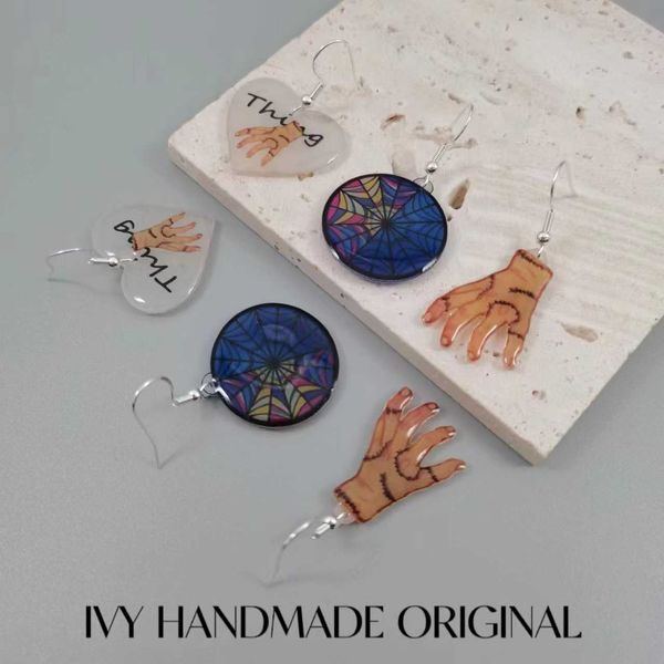 charm wednesday enid thing addams hand rainbow friends acrylic earrings for women merchandising accessories earrings for girl gifts w0422, Golden
charm wednesday enid thing addams hand rainbow friends acrylic earrings for women merchandising accessories earrings for girl gifts w0422, Golden
