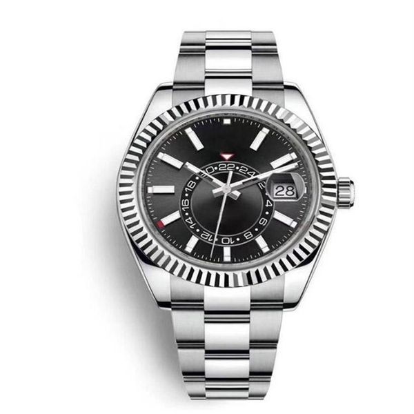 male watch automatic mechanical stainless steel calendar 42mm sky-dweller adjustable business master wristwatch 02f, Slivery;brown
male watch automatic mechanical stainless steel calendar 42mm sky-dweller adjustable business master wristwatch 02f, Slivery;brown