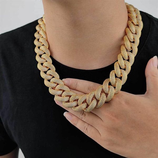 25mm16-24inch bling chains gold color micro setting cz stone miami cuban chain necklace bracelet jewelry for men punk jewelry heav290q, Silver
25mm16-24inch bling chains gold color micro setting cz stone miami cuban chain necklace bracelet jewelry for men punk jewelry heav290q, Silver