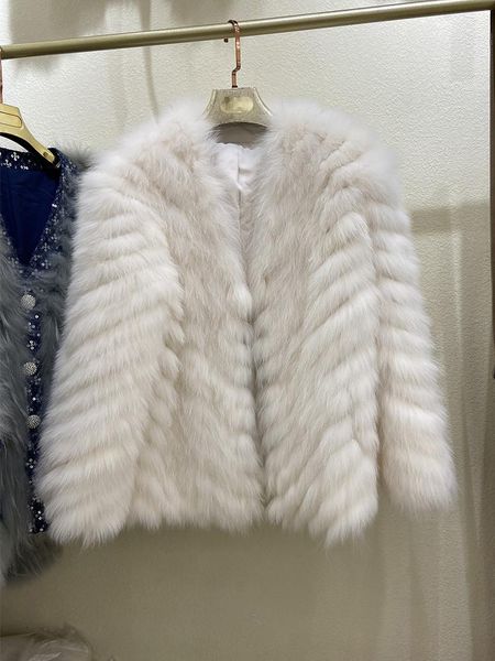 fur new arrival women thick real fox fur strip sewed toghter oversize loose winter real fox fur overcoat, Black
fur new arrival women thick real fox fur strip sewed toghter oversize loose winter real fox fur overcoat, Black