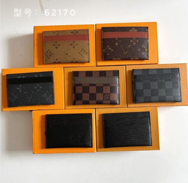 10a card holders credit card holder wallets & holders classic men women mini small wallet slim bank cardholder with box total 5 card slot 7, Brown;gray
10a card holders credit card holder wallets & holders classic men women mini small wallet slim bank cardholder with box total 5 card slot 7, Brown;gray