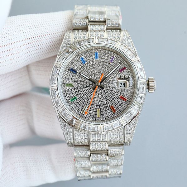 women watch automatic mechanical movement designer watches for men 41mm sapphire stainless steel montre de luxe business diamond wristwatch, Slivery;brown
women watch automatic mechanical movement designer watches for men 41mm sapphire stainless steel montre de luxe business diamond wristwatch, Slivery;brown