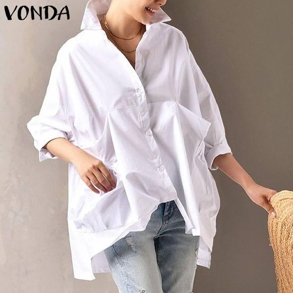 t-shirt ol office shirts 2022 vonda casual turn down neck long sleeve solid blouses elegant women autumn bohemian blusas party, White
t-shirt ol office shirts 2022 vonda casual turn down neck long sleeve solid blouses elegant women autumn bohemian blusas party, White