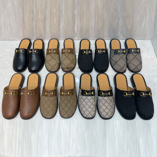 men canvas calfskin mule designer slipper calf leather sandal closed toe slipper beige ebony sandals summer casual shoe with box, Black
men canvas calfskin mule designer slipper calf leather sandal closed toe slipper beige ebony sandals summer casual shoe with box, Black