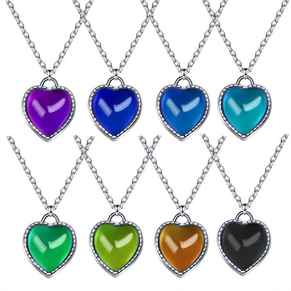 fashion mood thermochromic heart pendant necklace woman party designer jewelry stainless steel allochroic womens love silver chain chokers n
fashion mood thermochromic heart pendant necklace woman party designer jewelry stainless steel allochroic womens love silver chain chokers n