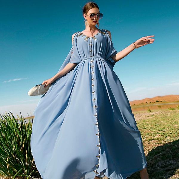 dresses luxury handsewn diamonds chiffon abaya summer dubai party maxi dress elegant women robe kaftan moroccan evening gowns vestidos, Black;gray
dresses luxury handsewn diamonds chiffon abaya summer dubai party maxi dress elegant women robe kaftan moroccan evening gowns vestidos, Black;gray