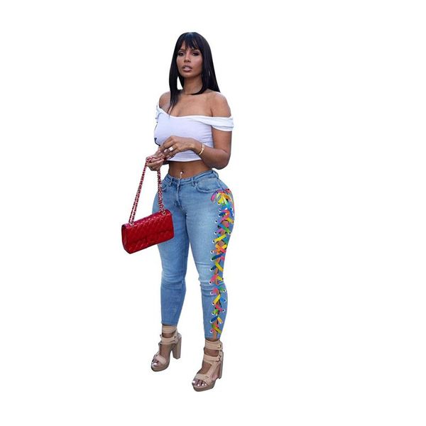 jeans women jeans crisscross lace up side hollow out skinny elastic high waist long pencil denim pants fashion high street trousers, Blue
jeans women jeans crisscross lace up side hollow out skinny elastic high waist long pencil denim pants fashion high street trousers, Blue