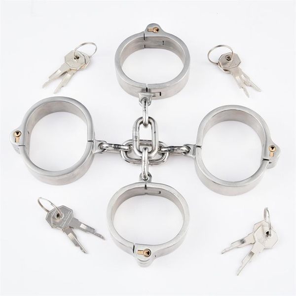 stainless steel handcuffs ankle cuff with chain bondage stealth lock design hand cuffs restraints fetish tiys for women men2613
stainless steel handcuffs ankle cuff with chain bondage stealth lock design hand cuffs restraints fetish tiys for women men2613
