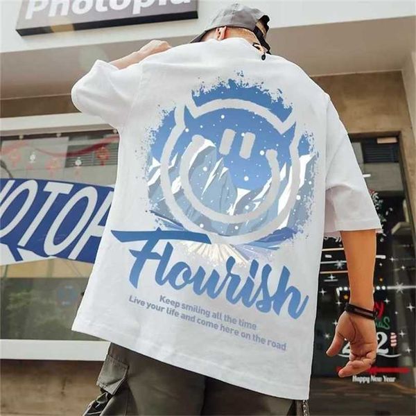 22% off fashion short sleeved t-shirt anime style men women's summer loose and versatile cartoon print sentiment, White;black
22% off fashion short sleeved t-shirt anime style men women's summer loose and versatile cartoon print sentiment, White;black