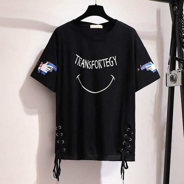 t-shirt 150kg plus size women's summer loose print laceup tshirt bust 157cm 6xl 7xl 8xl 9xl 10xl short sleeve crew neck black pink
t-shirt 150kg plus size women's summer loose print laceup tshirt bust 157cm 6xl 7xl 8xl 9xl 10xl short sleeve crew neck black pink
