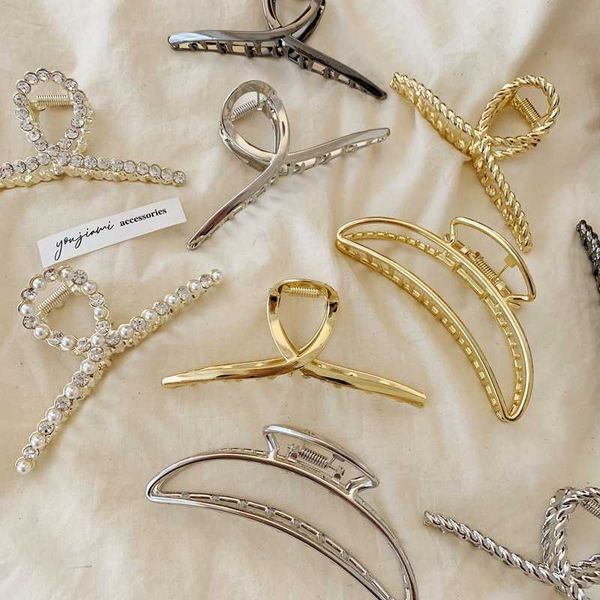butterfly barrettes ins texture metal grip pearl diamond hair grip simple versatile curler hairpin net red basic hair accessories, Golden;silver
butterfly barrettes ins texture metal grip pearl diamond hair grip simple versatile curler hairpin net red basic hair accessories, Golden;silver