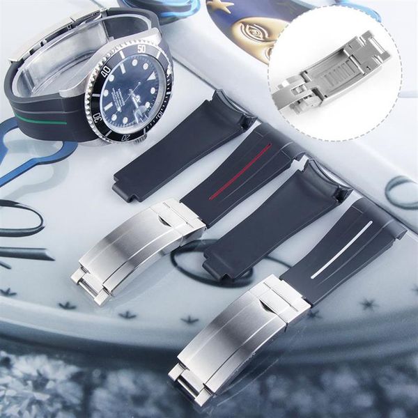 watch bands rlx special rubber strap glidelock for submarine gmt bracelet 20mm watchband oyster flex explorer fit 16 9mm buckle248r, Black;brown
watch bands rlx special rubber strap glidelock for submarine gmt bracelet 20mm watchband oyster flex explorer fit 16 9mm buckle248r, Black;brown