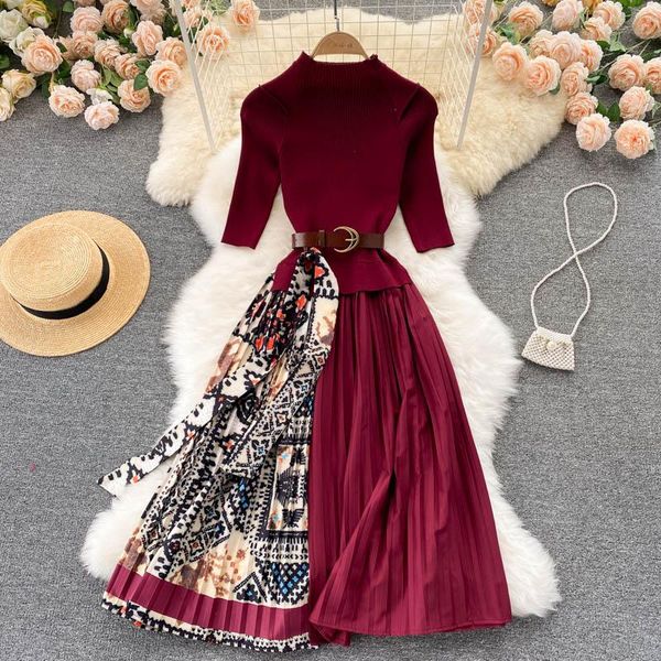 dresses singreiny women fashion korean dress knitted half sleeve stand collar splice print pleated dress autumn streetwear aline dress, Black;gray
dresses singreiny women fashion korean dress knitted half sleeve stand collar splice print pleated dress autumn streetwear aline dress, Black;gray